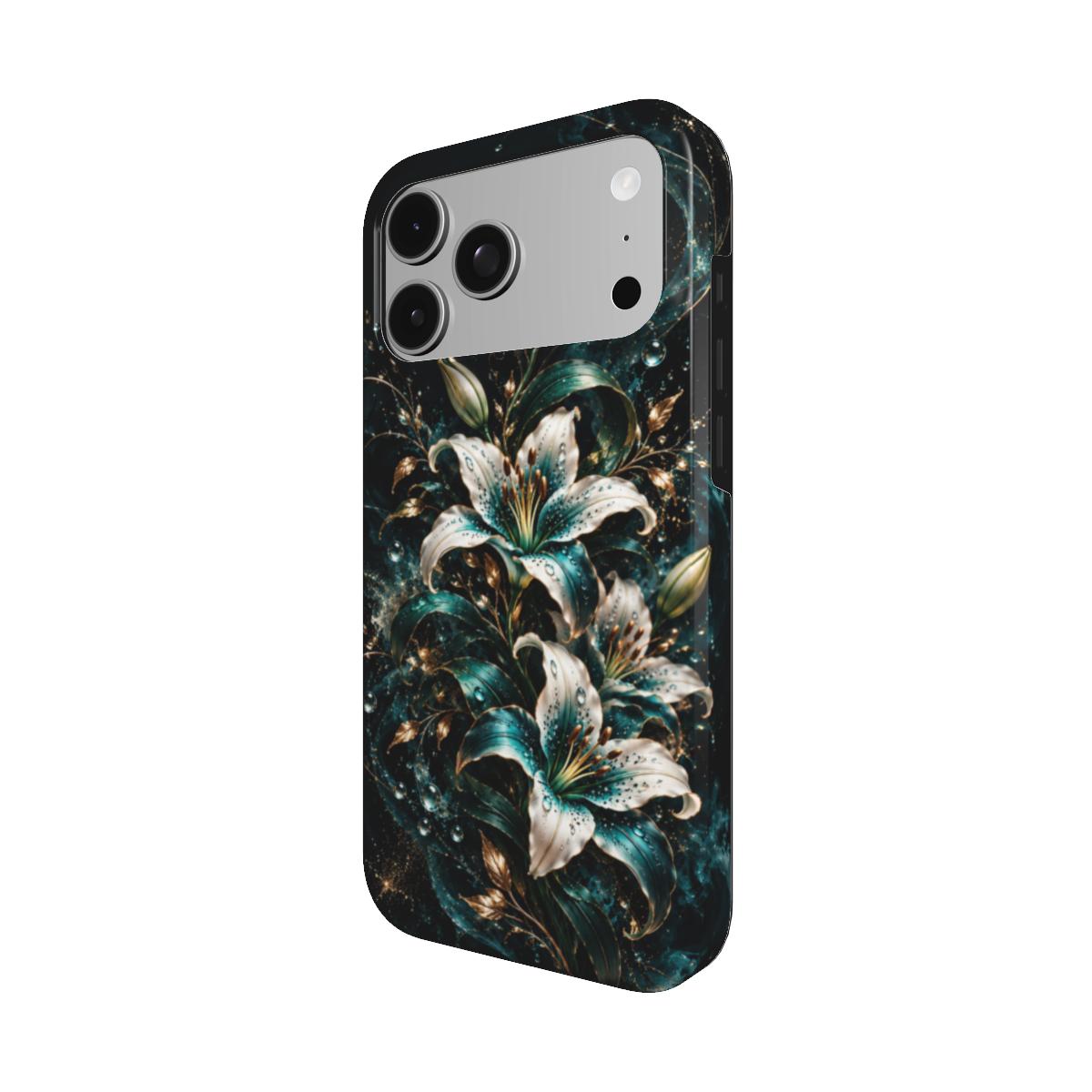 INKASE – Emerald Lily Tough Phone Case