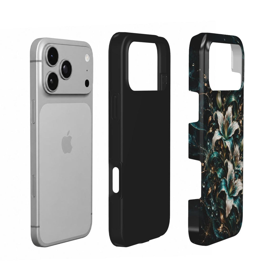 INKASE – Emerald Lily Tough Phone Case