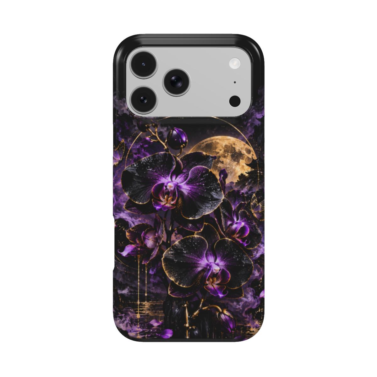 INKASE – Midnight Orchid Moon Tough Phone Case