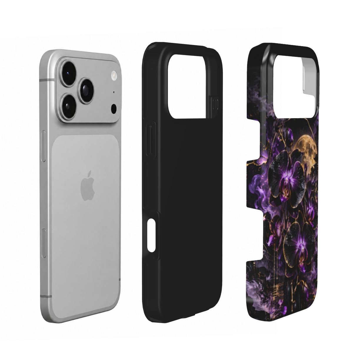 INKASE – Midnight Orchid Moon Tough Phone Case