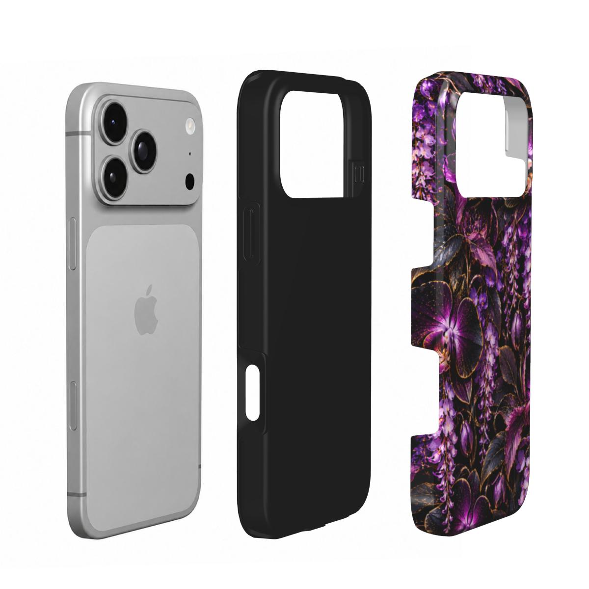 INKASE – Purple Orchid Wisteria Tough Phone Case