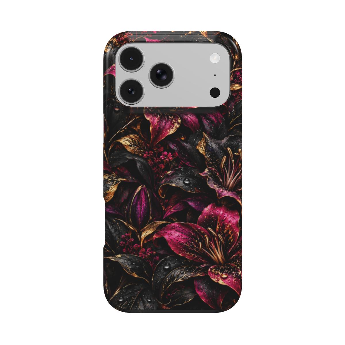 INKASE – Midnight Lilies Tough Phone Case