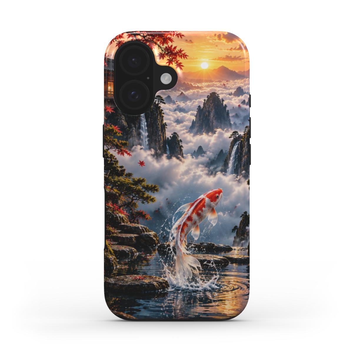 Sunrise Koi Ascension Tough Phone Case