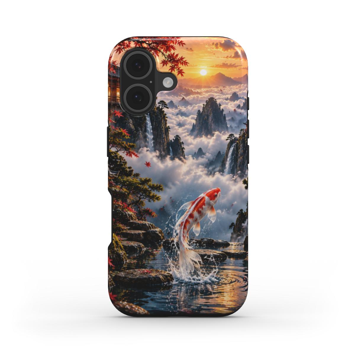 Sunrise Koi Ascension Tough Phone Case