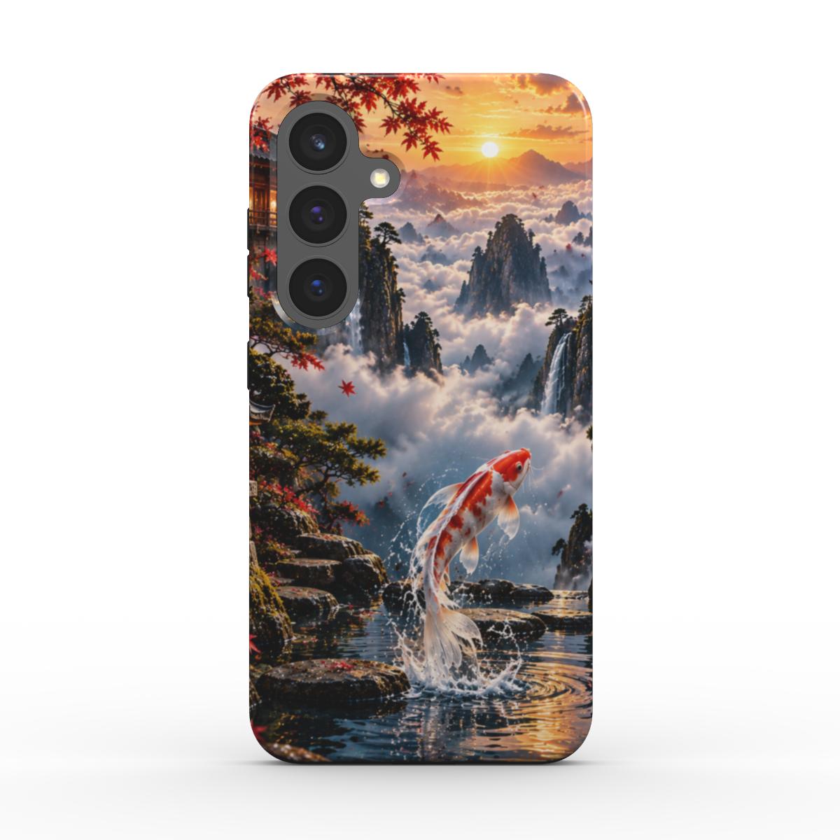 Sunrise Koi Ascension Tough Phone Case