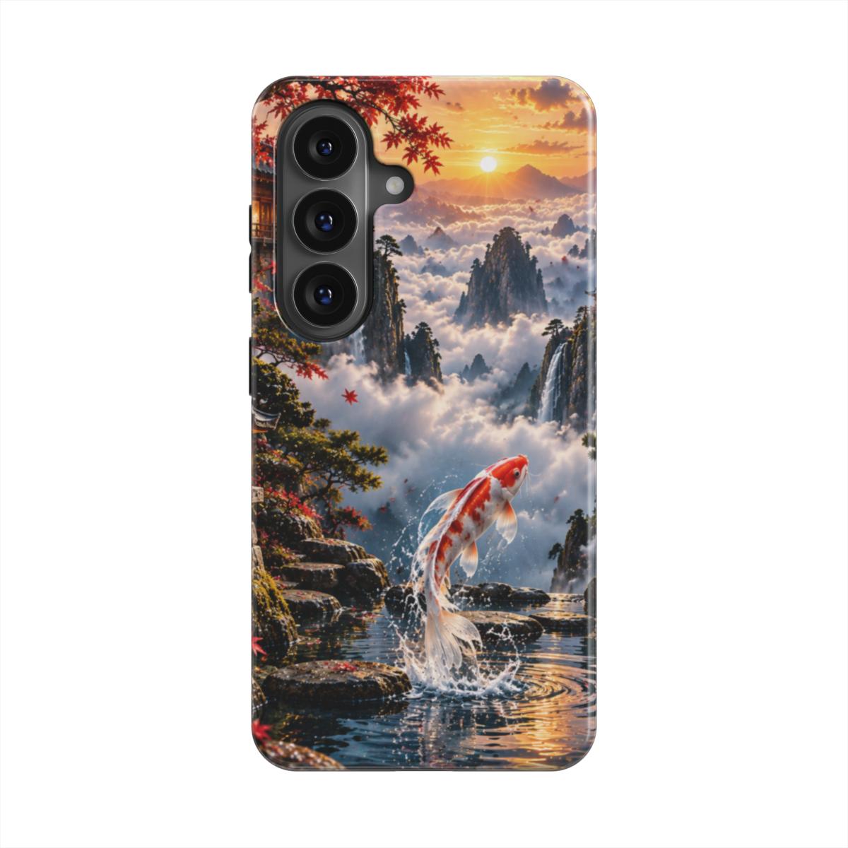 Sunrise Koi Ascension Tough Phone Case
