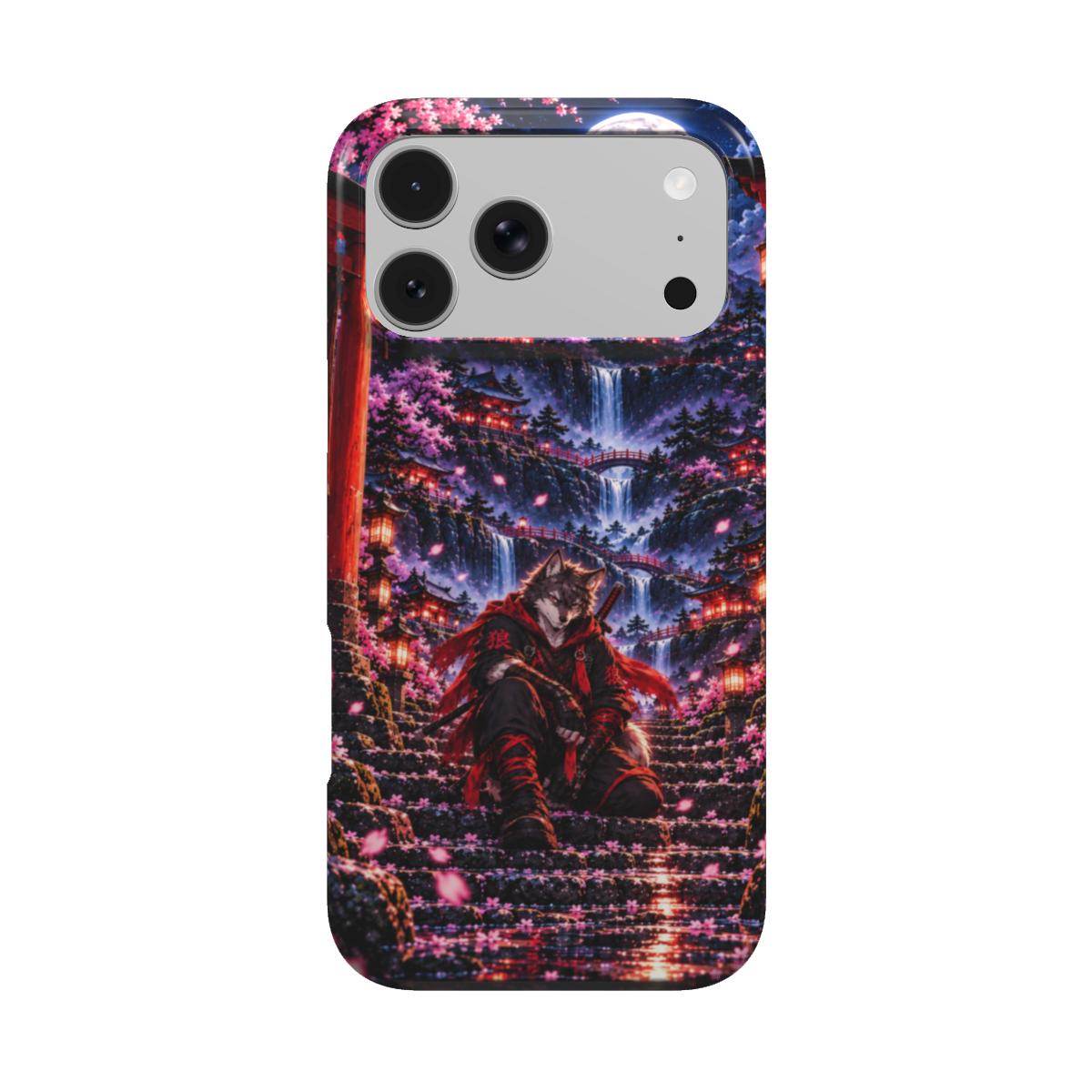 INKASE – Moonlit Wolf Guardian Anime Tough Phone Case