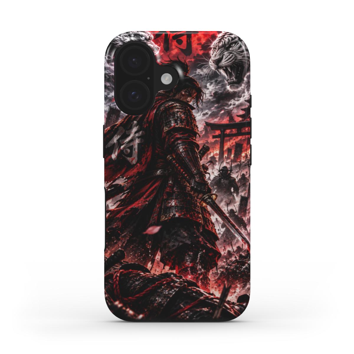 INKASE – Blood Moon Samurai Warrior Anime Tough Phone Case