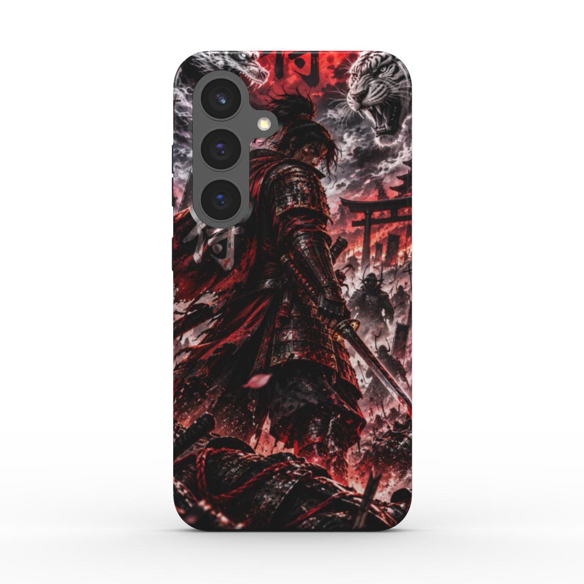 INKASE – Blood Moon Samurai Warrior Anime Tough Phone Case