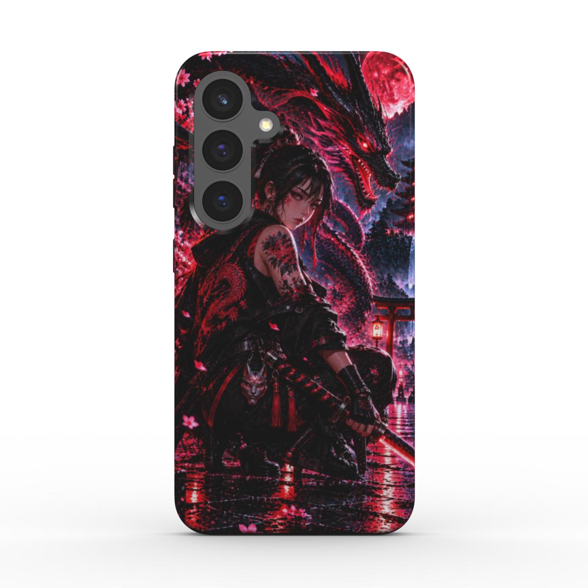 INKASE – Blood Moon Shadow Warrior Anime Tough Phone Case