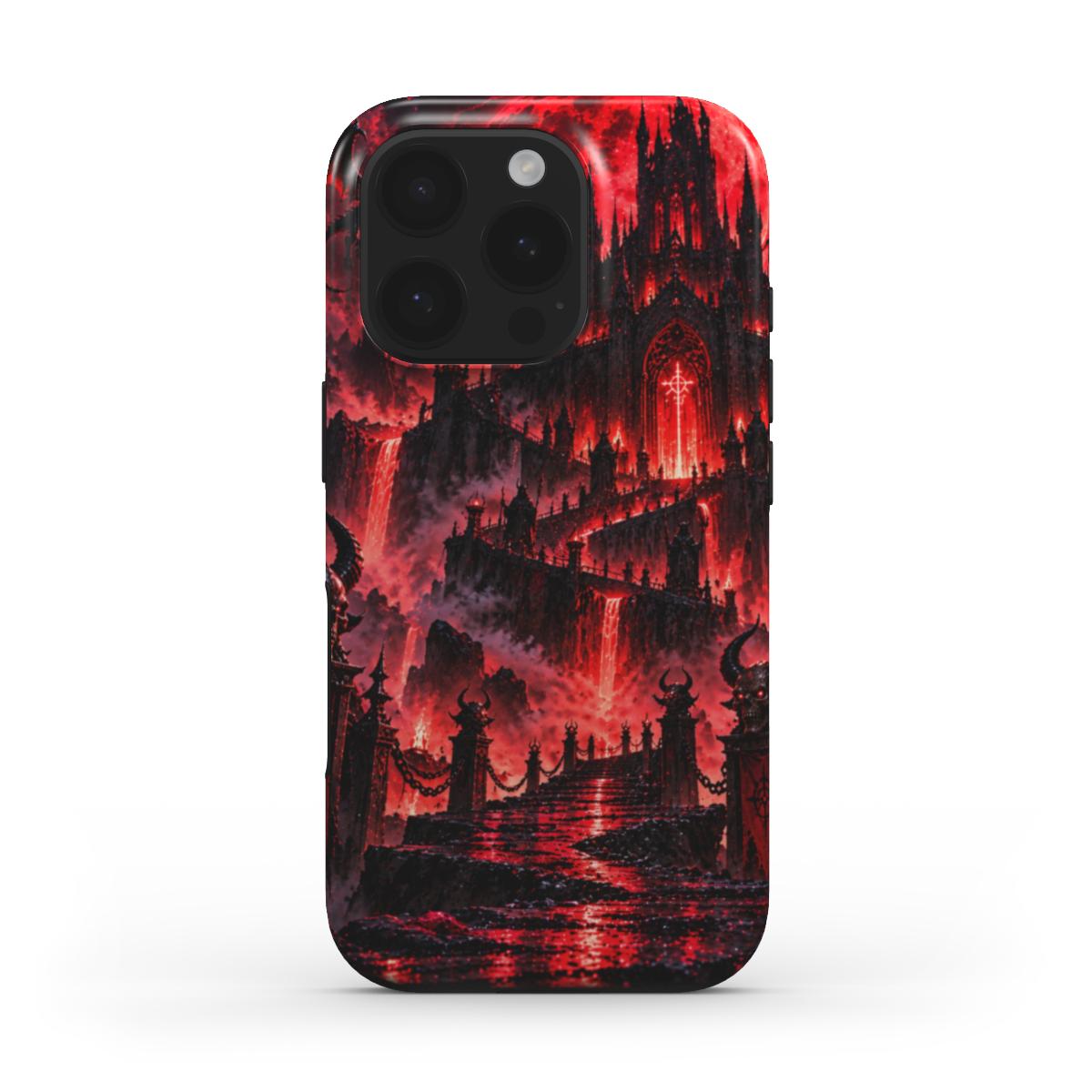 INKASE – Crimson Cyber City Anime Tough Phone Case