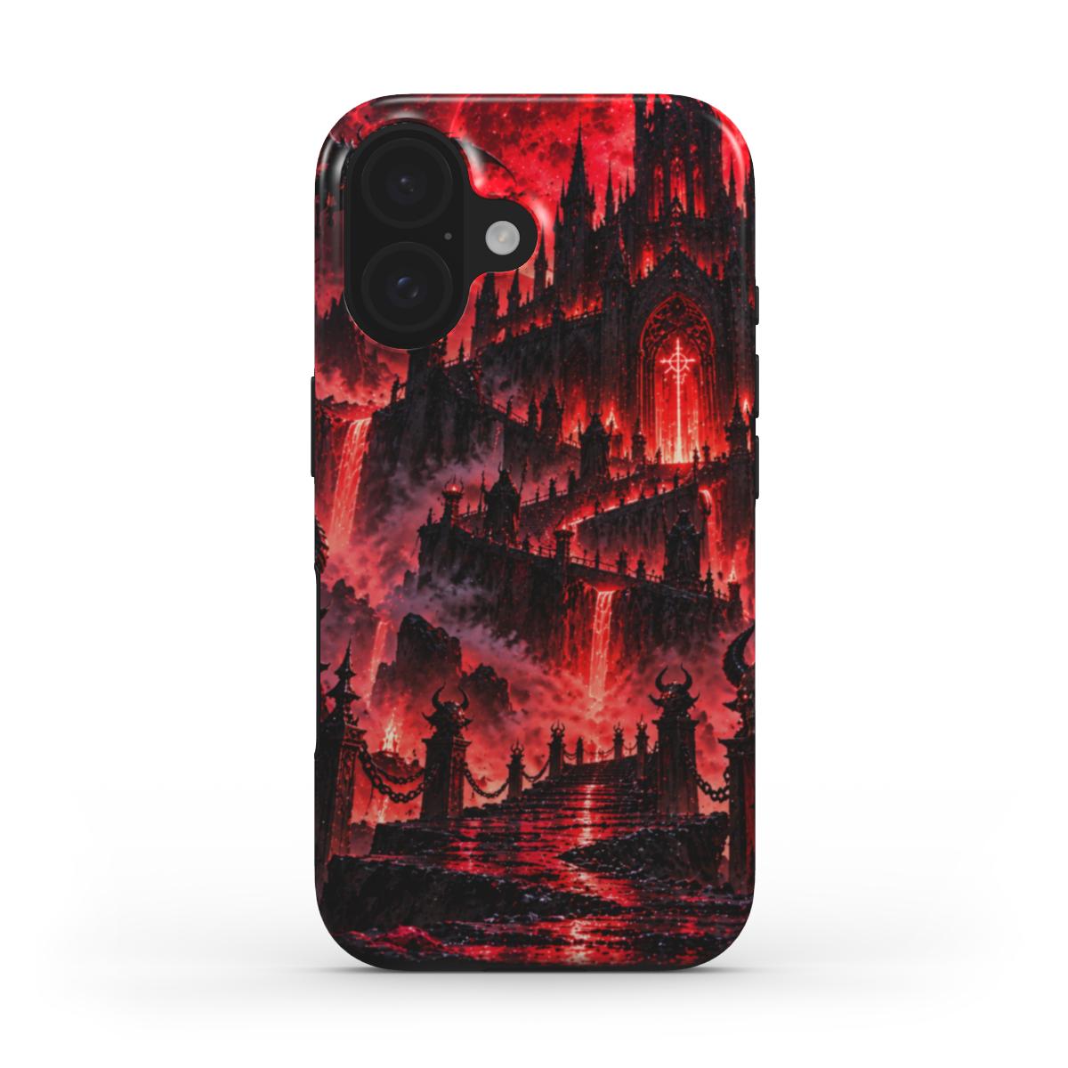 INKASE – Crimson Cyber City Anime Tough Phone Case