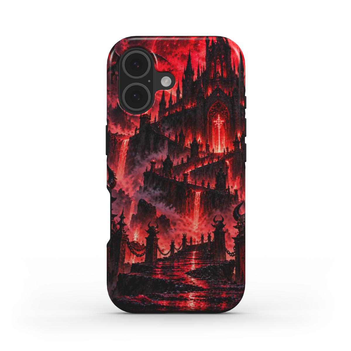 INKASE – Crimson Cyber City Anime Tough Phone Case