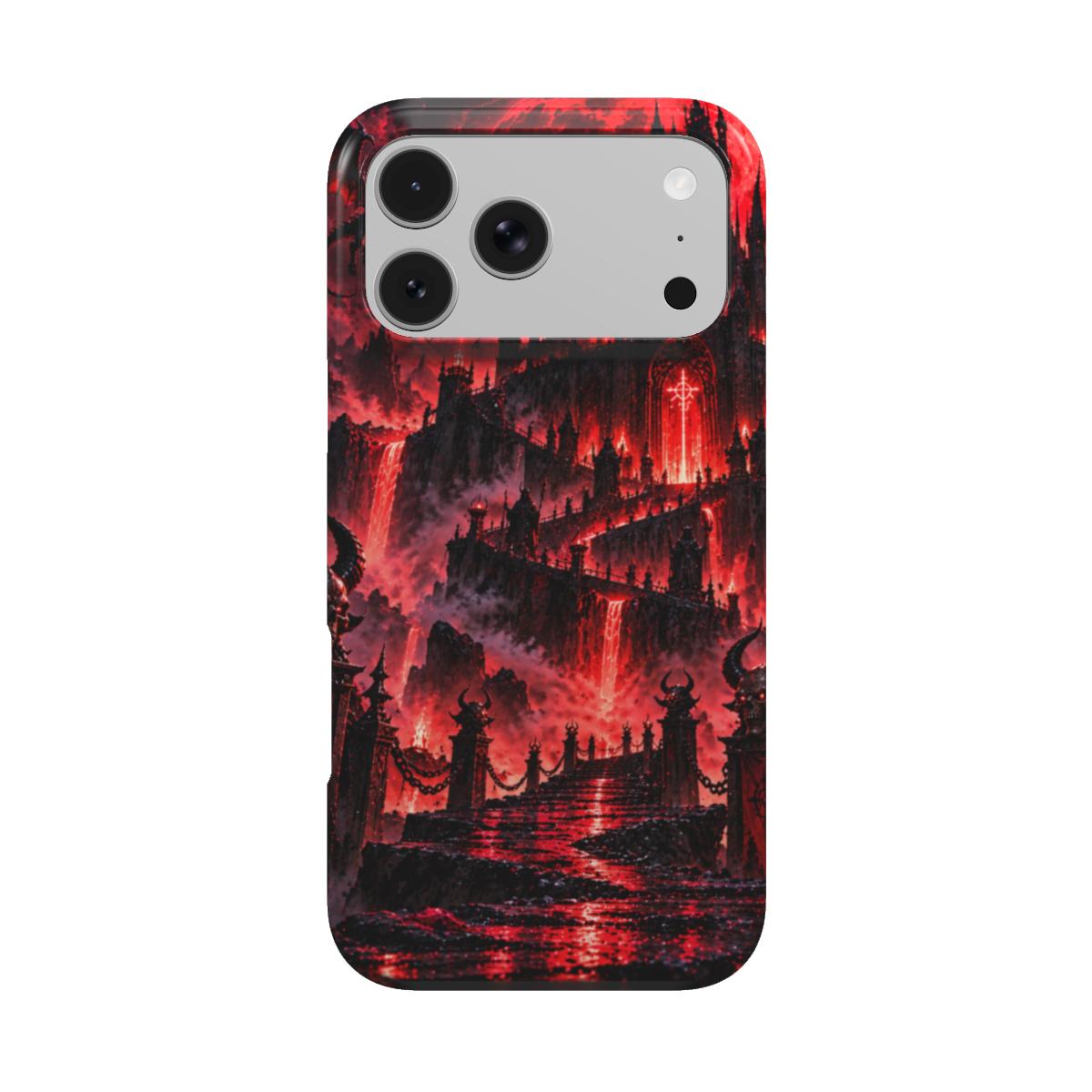 INKASE – Crimson Cyber City Anime Tough Phone Case
