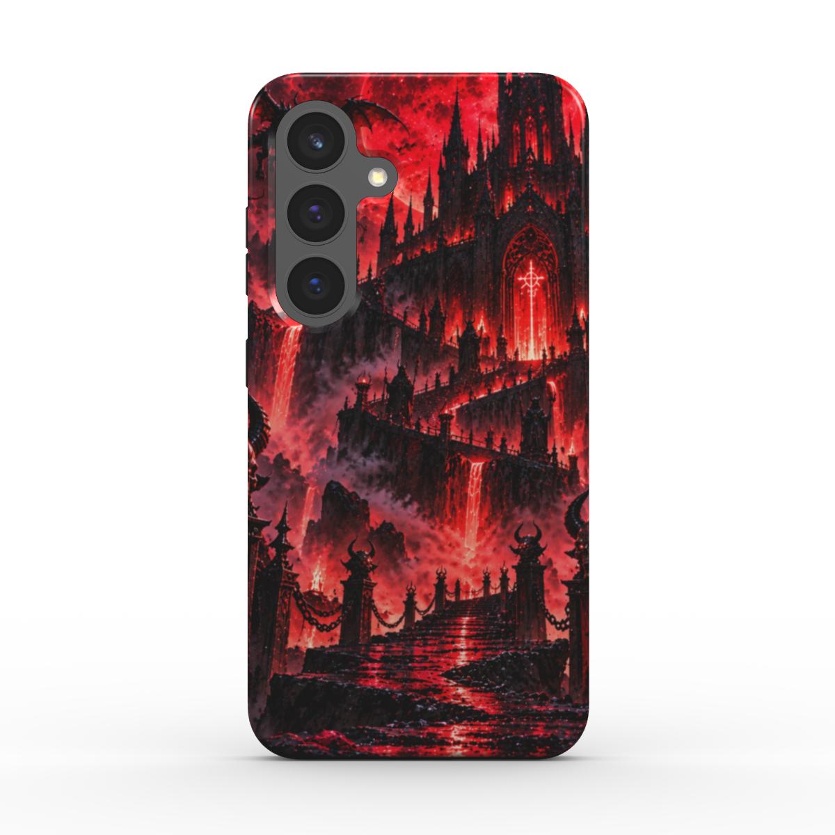INKASE – Crimson Cyber City Anime Tough Phone Case