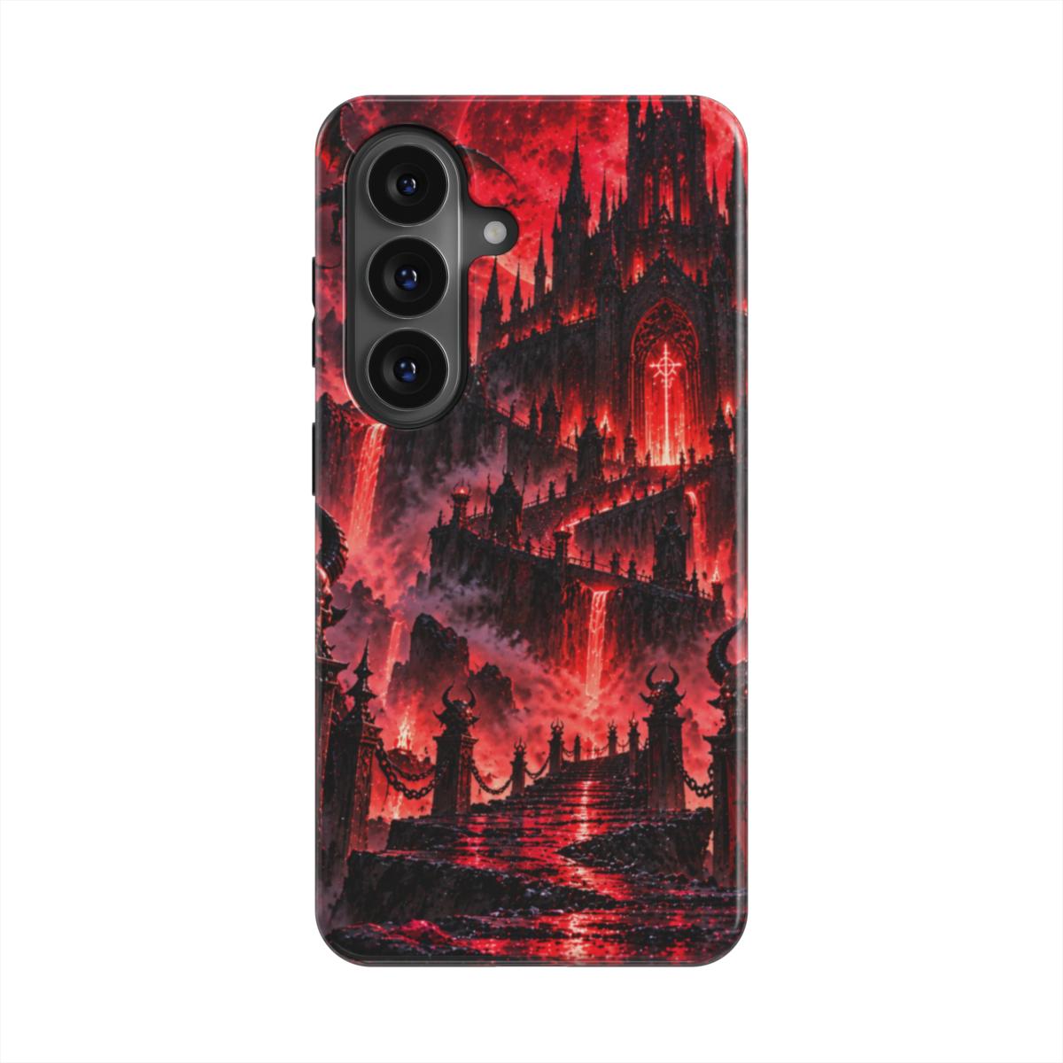 INKASE – Crimson Cyber City Anime Tough Phone Case