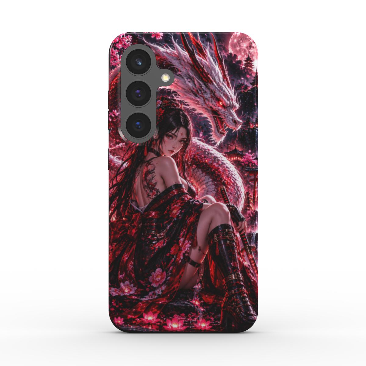 INKASE – Crimson Dragon Empress Anime Tough Phone Case