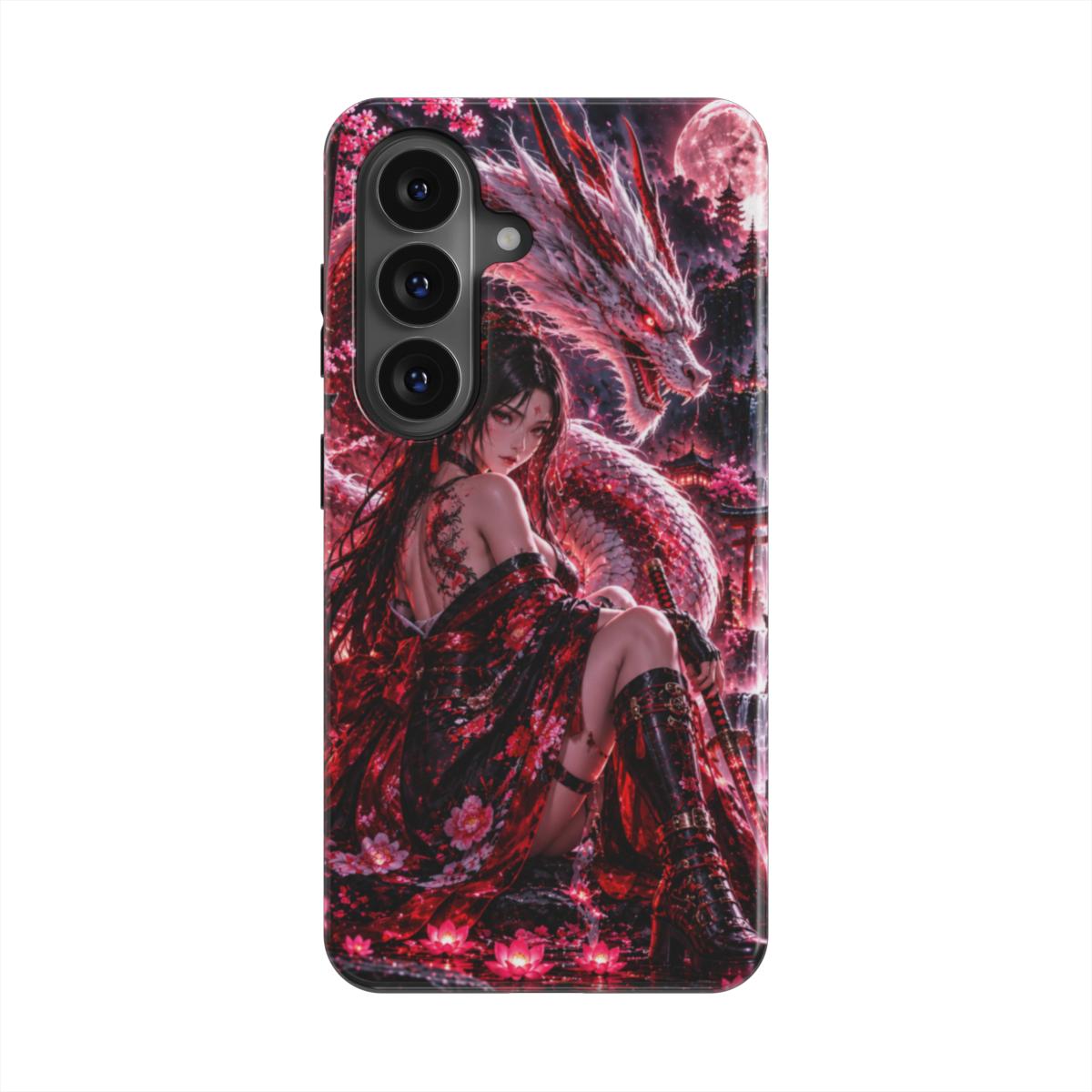INKASE – Crimson Dragon Empress Anime Tough Phone Case