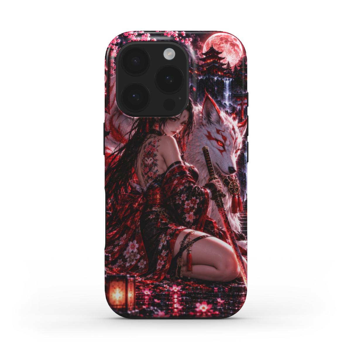 INKASE – Crimson Fox Spirit Anime Tough Phone Case