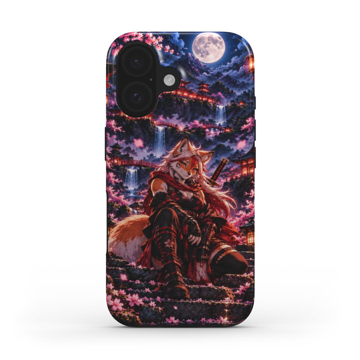INKASE – Crimson Fox Samurai Anime Tough Phone Case