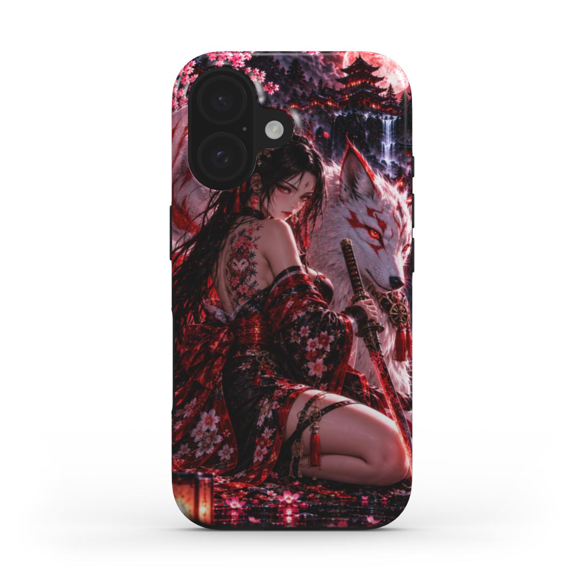 INKASE – Crimson Fox Spirit Anime Tough Phone Case