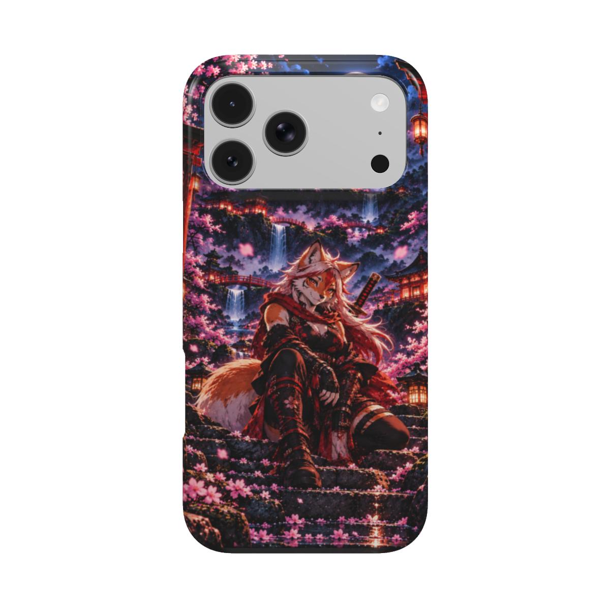 INKASE – Crimson Fox Samurai Anime Tough Phone Case