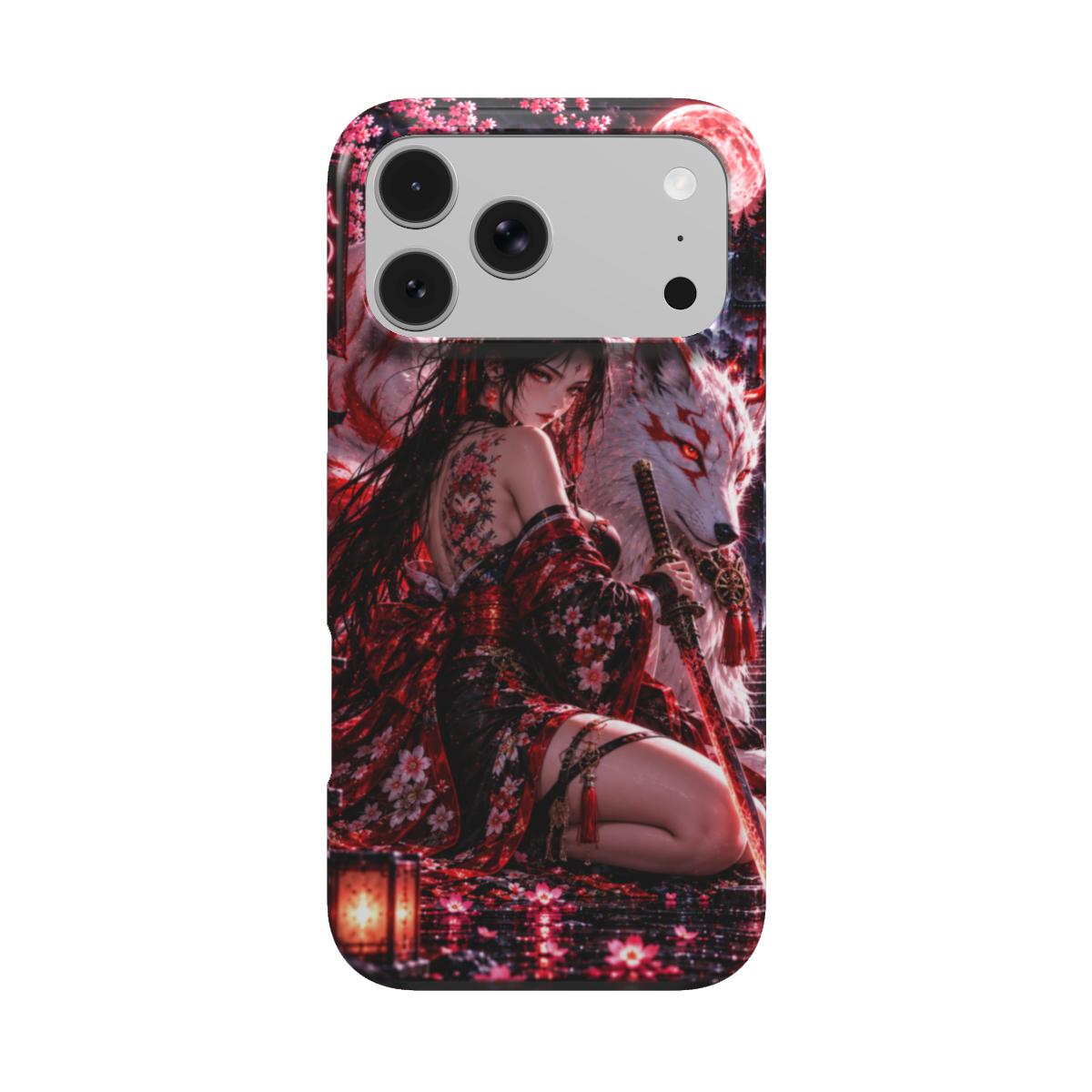 INKASE – Crimson Fox Spirit Anime Tough Phone Case