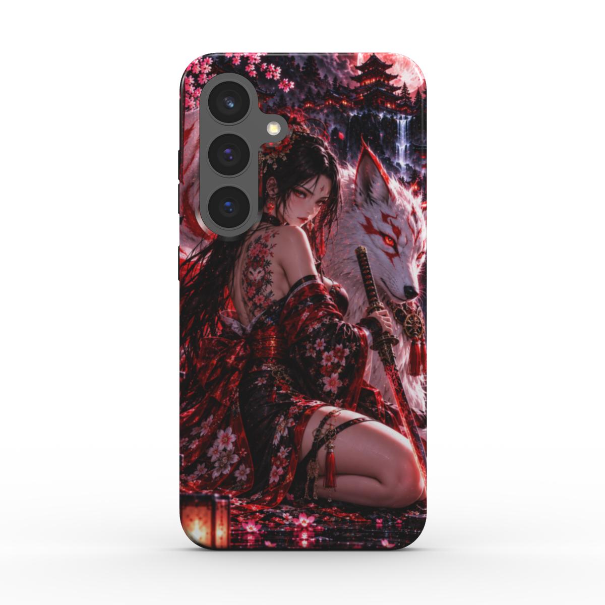 INKASE – Crimson Fox Spirit Anime Tough Phone Case