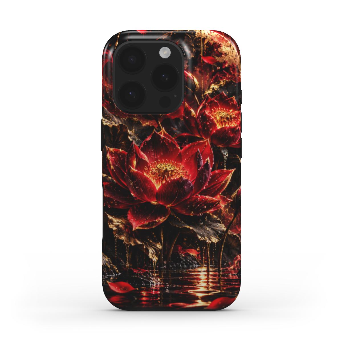 INKASE – Crimson Lotus Tough Phone Case