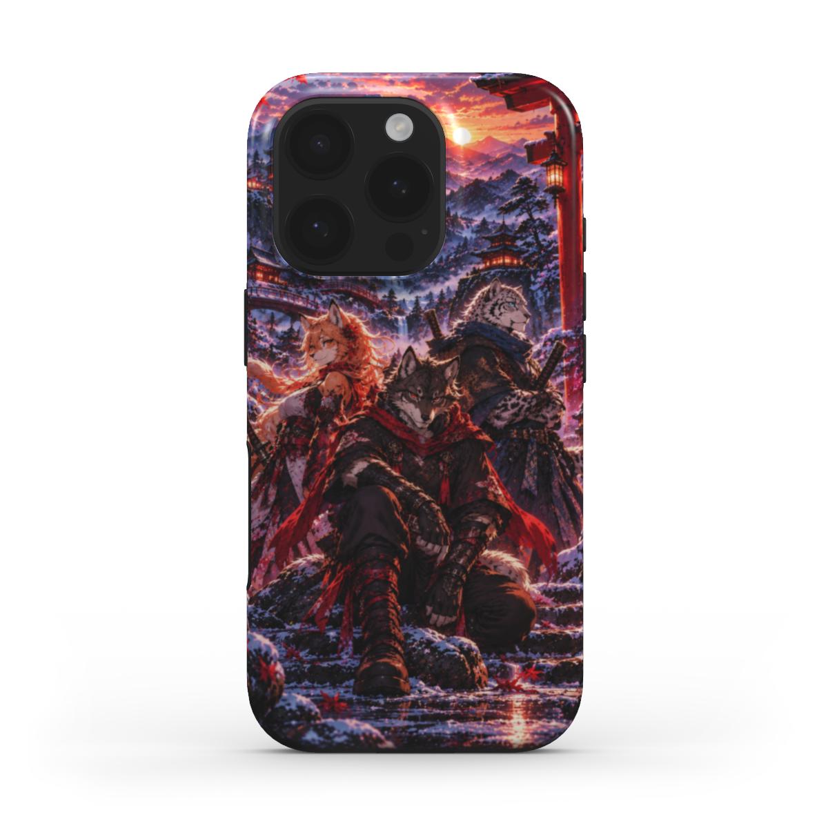 INKASE – Guardians of the Crimson Moon Anime Tough Phone Case