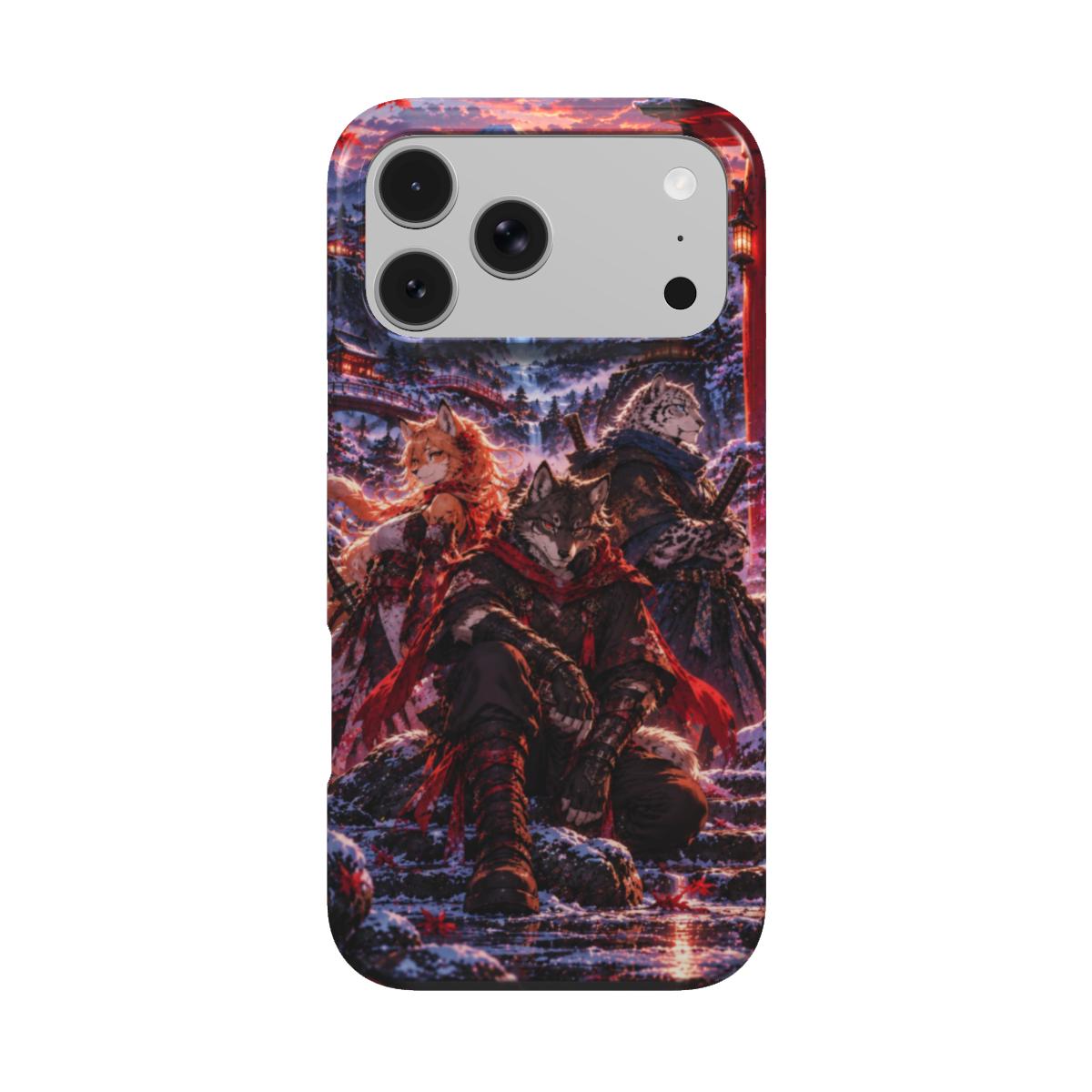 INKASE – Guardians of the Crimson Moon Anime Tough Phone Case
