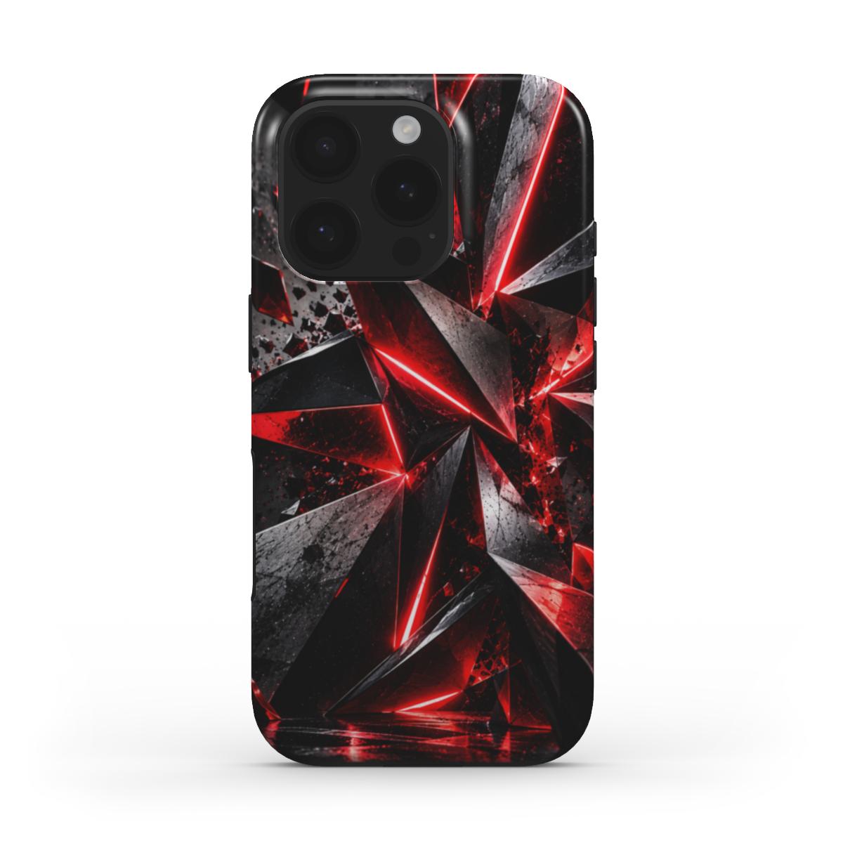 INKASE – Crimson Shards Tough Phone Case