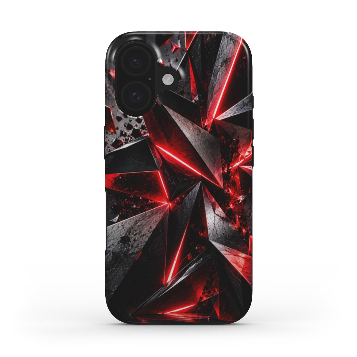 INKASE – Crimson Shards Tough Phone Case