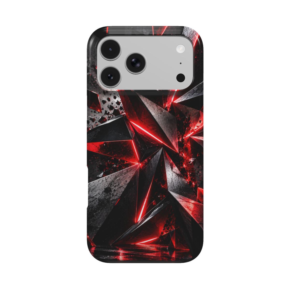 INKASE – Crimson Shards Tough Phone Case