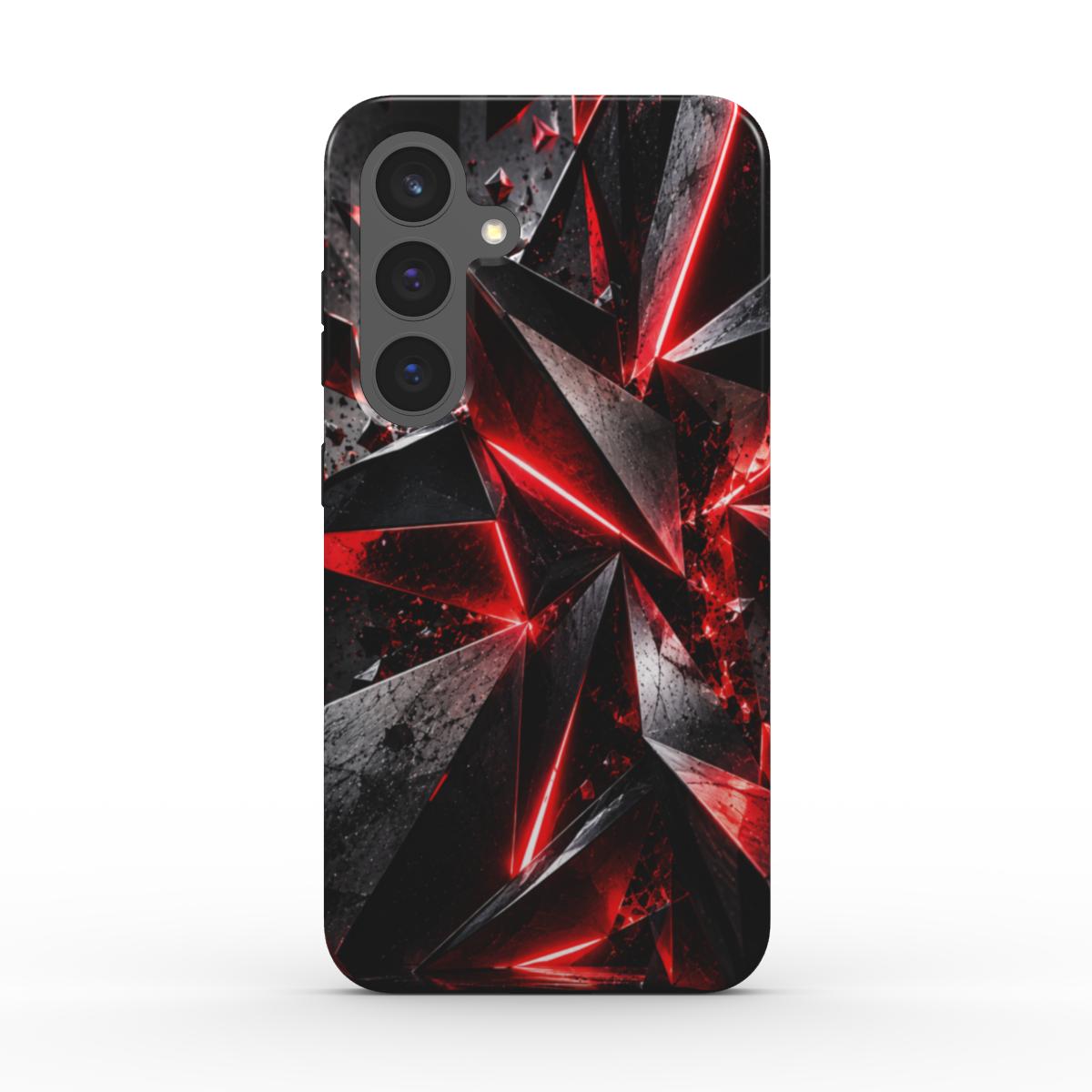 INKASE – Crimson Shards Tough Phone Case
