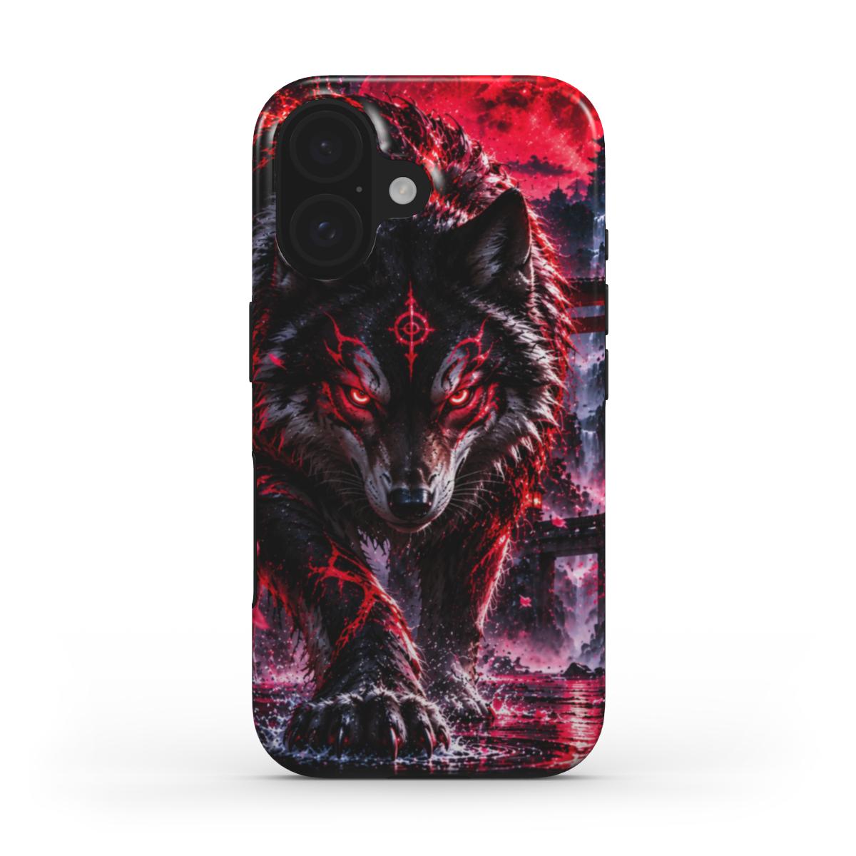 INKASE – Crimson Cyborg Warrior Anime Tough Phone Case