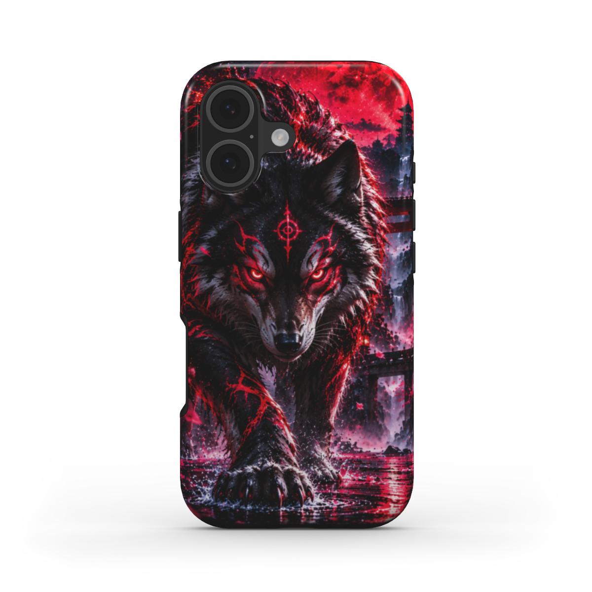 INKASE – Crimson Cyborg Warrior Anime Tough Phone Case