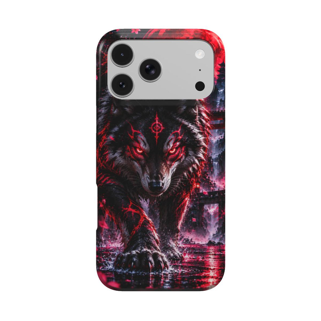 INKASE – Crimson Cyborg Warrior Anime Tough Phone Case
