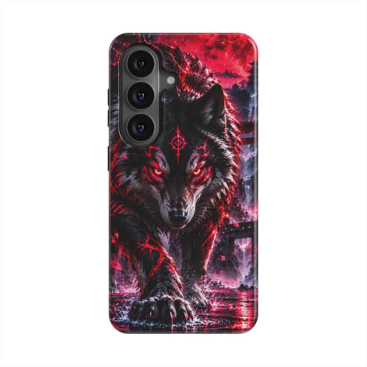 INKASE – Crimson Cyborg Warrior Anime Tough Phone Case