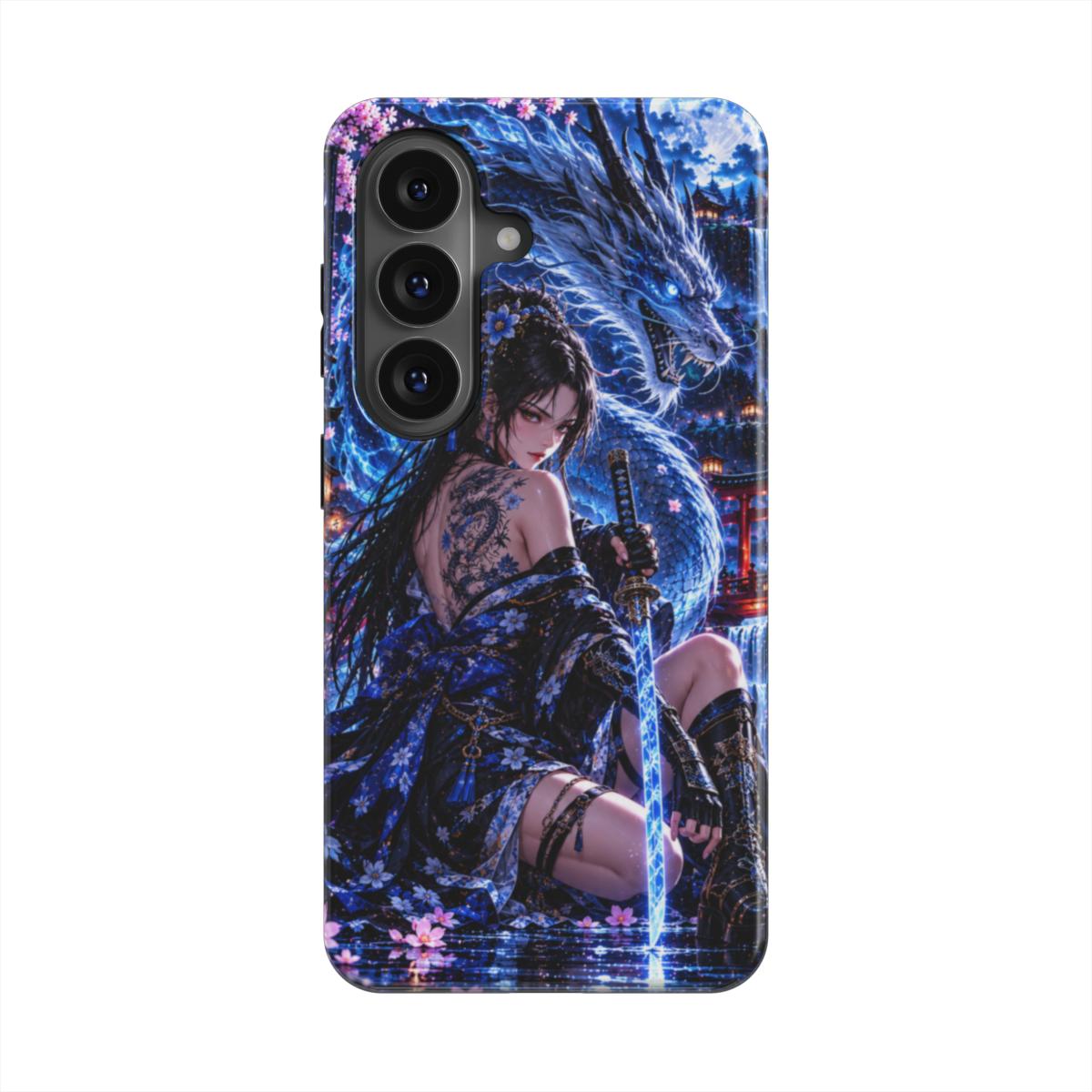 INKASE – Azure Dragon Warrior Anime Tough Phone Case