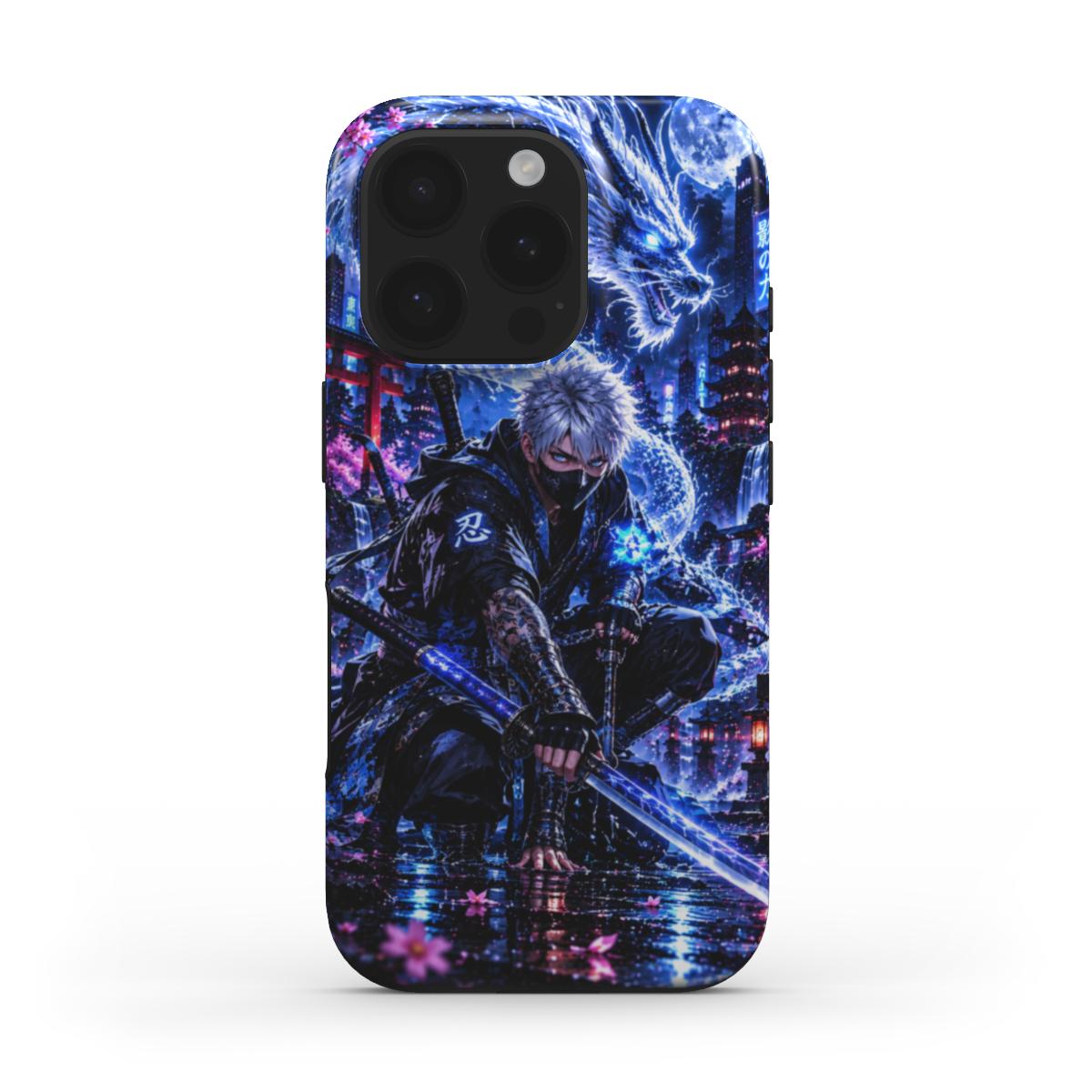 INKASE – Electric Dragon Shadow Ninja Anime Tough Phone Case