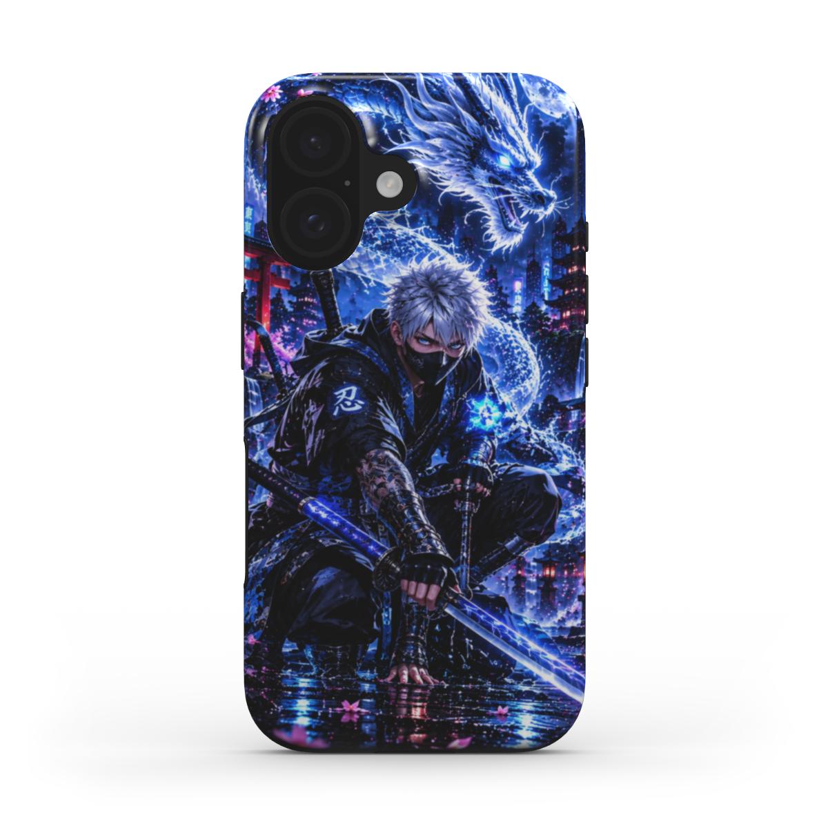 INKASE – Electric Dragon Shadow Ninja Anime Tough Phone Case