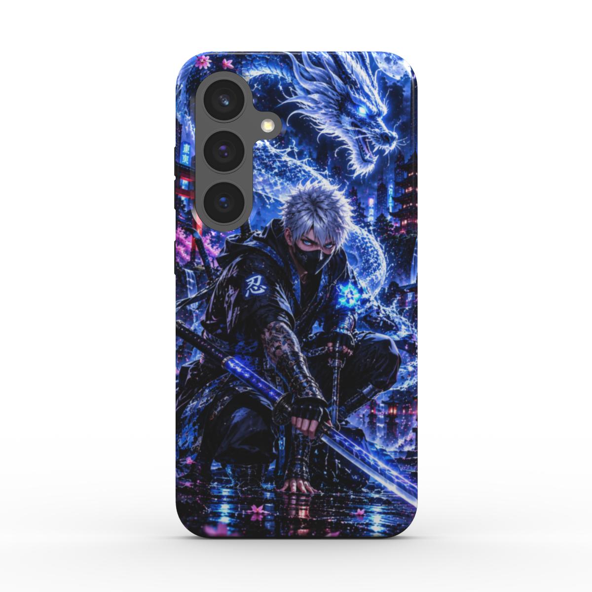 INKASE – Electric Dragon Shadow Ninja Anime Tough Phone Case