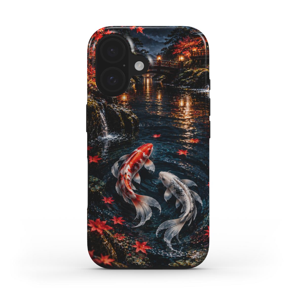 Moonlit Koi Garden Tough Phone Case
