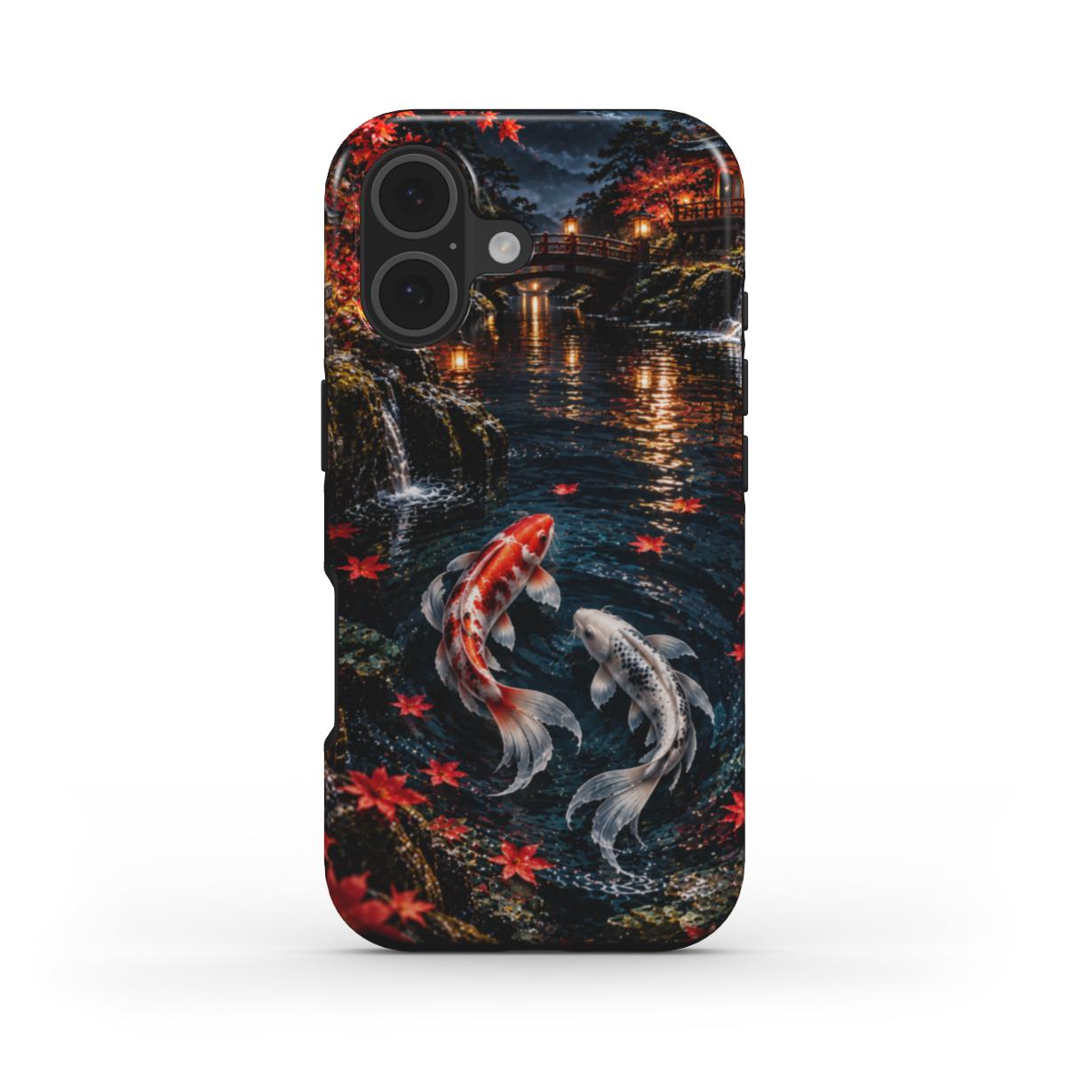 Moonlit Koi Garden Tough Phone Case