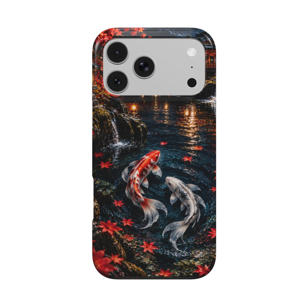 Moonlit Koi Garden Tough Phone Case