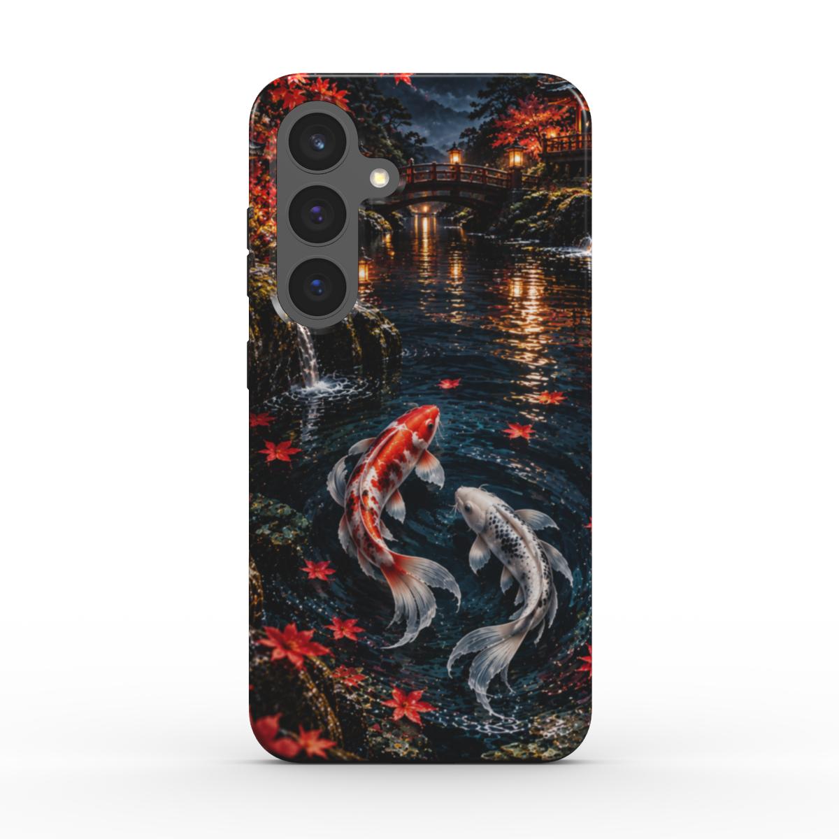 Moonlit Koi Garden Tough Phone Case