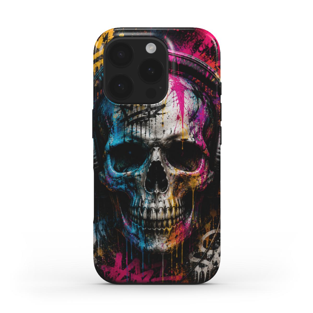 INKASE – Graffiti Skull Tough Phone Case
