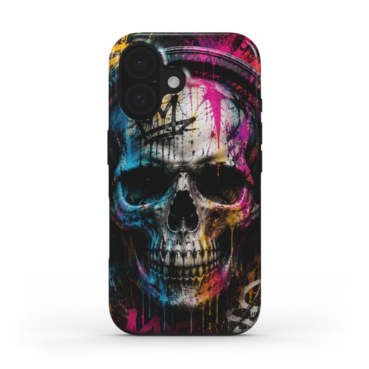 INKASE – Graffiti Skull Tough Phone Case