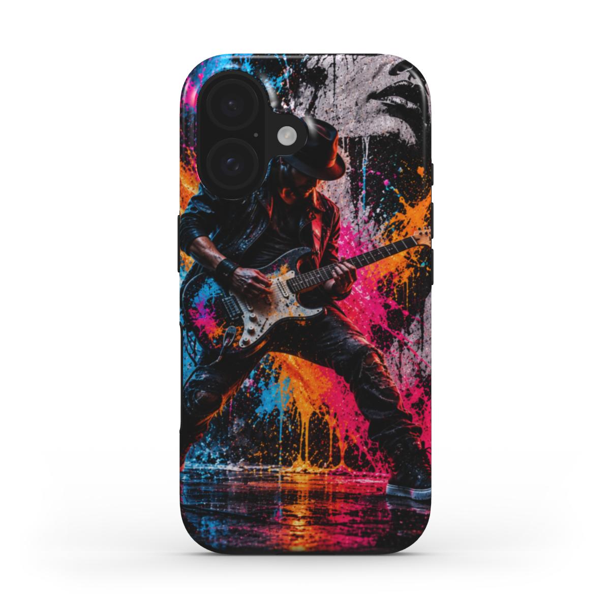 INKASE – Graffiti Guitarist Tough Phone Case